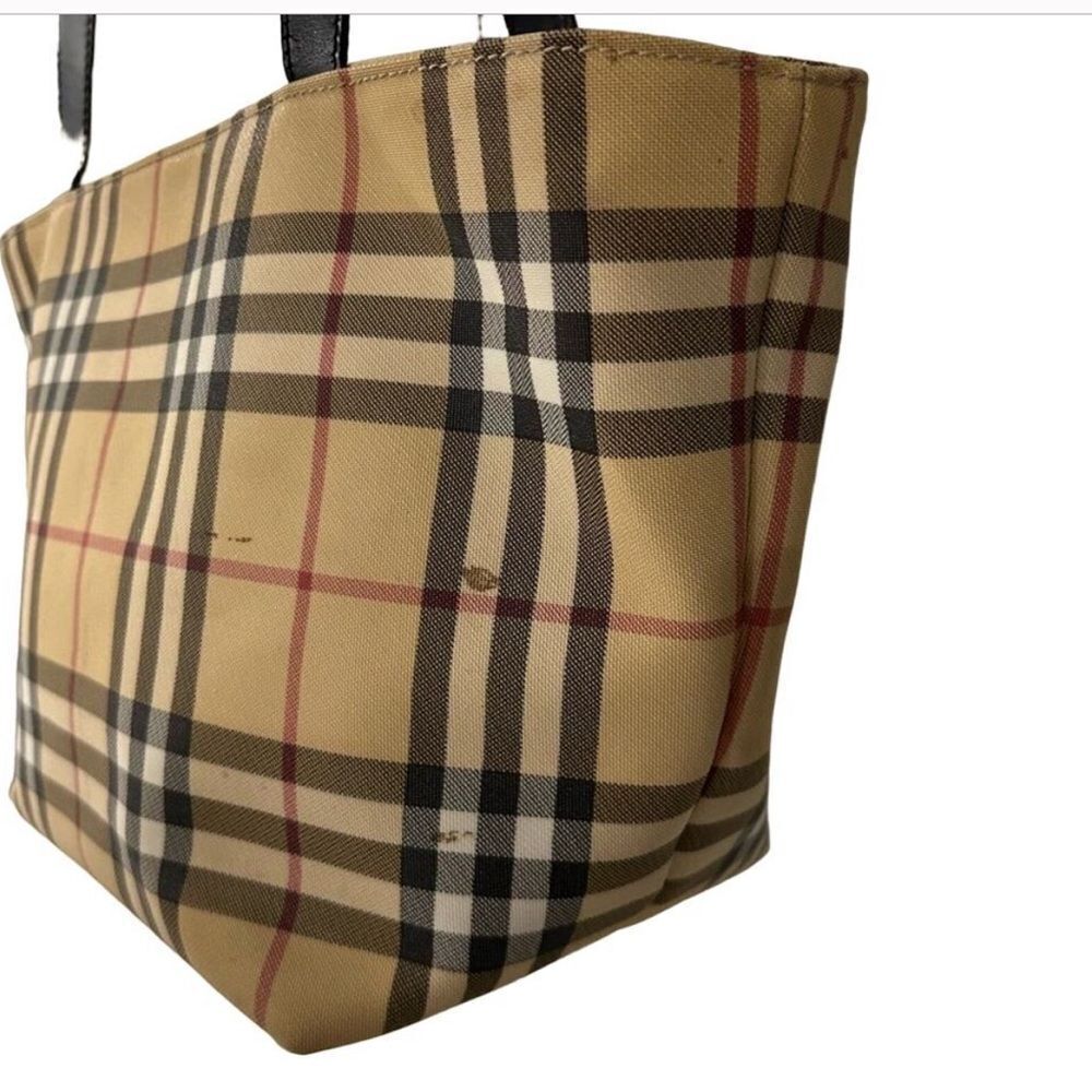 Burberry Vintage Shoulder Bag nova check pattern Double straps Zip closure - Picture 3 of 11